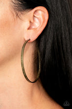 Load image into Gallery viewer, Paparazzi 🔆 Lean Into The Curves - Brass Earrings