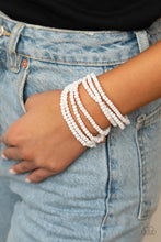 Load image into Gallery viewer, Paparazzi 🔆 Thank Me LAYER - White Bracelet