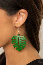 Load image into Gallery viewer, Paparazzi 🔆 Shake Your PALMS PALMS - Green Earrings