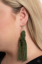 Load image into Gallery viewer, Paparazzi π Beach Bash - Green Earrings