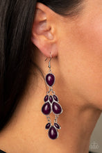 Load image into Gallery viewer, Paparazzi 🔆 Superstar Social - Purple Earrings