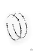 Load image into Gallery viewer, oak-sisters-jewelry-infinite-twist-black-earrings-paparazzi-accessories-by-lisa