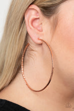 Load image into Gallery viewer, Paparazzi 🔆 Diamondback Diva - Copper Earrings