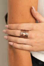 Load image into Gallery viewer, Paparazzi 🔆 Dont Lose Heart - Copper Ring