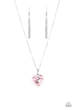 Load image into Gallery viewer, oak-sisters-jewelry-love-hurts-pink-necklace-paparazzi-accessories-by-lisa
