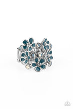 Load image into Gallery viewer, oak-sisters-jewelry-blooming-banquet-blue-ring-paparazzi-accessories-by-lisa