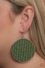 Load image into Gallery viewer, Paparazzi 🔆 Wonderfully Woven - Green Earrings