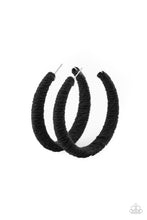 Load image into Gallery viewer, oak-sisters-jewelry-twine-and-dine-black-earrings-paparazzi-accessories-by-lisa