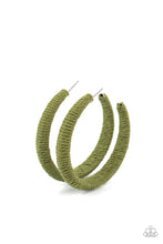 Load image into Gallery viewer, oak-sisters-jewelry-twine-and-dine-green-earrings-paparazzi-accessories-by-lisa