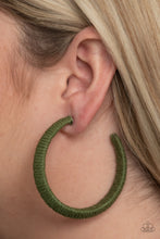 Load image into Gallery viewer, Paparazzi 🔆 TWINE and Dine - Green Earrings