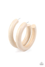 Load image into Gallery viewer, oak-sisters-jewelry-i-wood-walk-500-miles-white-earrings-paparazzi-accessories-by-lisa