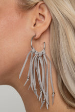 Load image into Gallery viewer, Paparazzi 🔆 No Place Like HOMESPUN - Silver Earrings