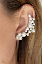 Load image into Gallery viewer, oak-sisters-jewelry-metro-makeover-white-post earrings-paparazzi-accessories-by-lisa