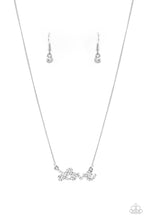 Load image into Gallery viewer, oak-sisters-jewelry-head-over-heels-in-love-white-necklace-paparazzi-accessories-by-lisa