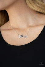 Load image into Gallery viewer, Paparazzi ๐ Head Over Heels In Love - White Necklace