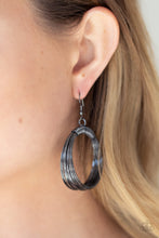 Load image into Gallery viewer, Paparazzi 🔆 Urban-Spun - Black Earrings