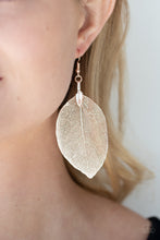 Load image into Gallery viewer, Paparazzi 🔆 Leafy Legacy - Rose Gold Earrings