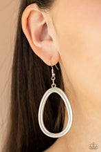 Load image into Gallery viewer, Paparazzi 🔆 Casual Curves - Silver Earrings