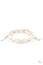 Load image into Gallery viewer, oak-sisters-jewelry-time-to-hit-the-rodeo-white-bracelet-paparazzi-accessories-by-lisa