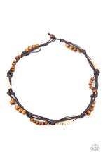 Load image into Gallery viewer, oak-sisters-jewelry-tiki-tour-brown-necklace-paparazzi-accessories-by-lisa