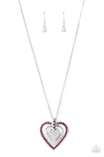 Load image into Gallery viewer, oak-sisters-jewelry-bless-your-heart-red-paparazzi-accessories-by-lisa