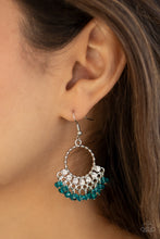 Load image into Gallery viewer, Paparazzi 🔆 Charmingly Cabaret - Blue Earrings