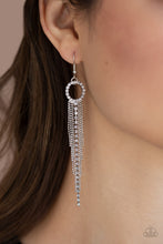 Load image into Gallery viewer, Paparazzi π Pass The Glitter - White Earrings