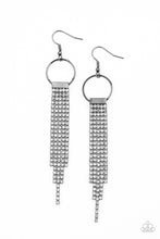 Load image into Gallery viewer, oak-sisters-jewelry-tapered-twinkle-black-earrings-paparazzi-accessories-by-lisa