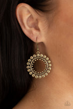 Load image into Gallery viewer, Paparazzi 🔆 Radiating Radiance - Brass Earrings