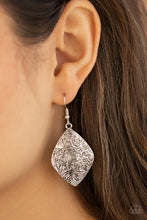 Load image into Gallery viewer, Paparazzi 🔆 Flauntable Florals - Silver Earrings