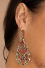 Load image into Gallery viewer, Paparazzi π Garden Melody - Red Earrings