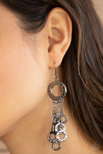 Load image into Gallery viewer, Paparazzi 🔆 Right Under Your NOISE - Black Earrings
