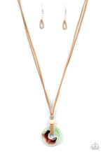 Load image into Gallery viewer, oak-sisters-jewelry-primal-paradise-green-necklace-paparazzi-accessories-by-lisa
