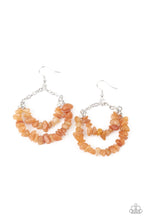 Load image into Gallery viewer, oak-sisters-jewelry-rainbow-rock-gardens-orange-earrings-paparazzi-accessories-by-lisa
