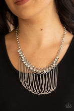 Load image into Gallery viewer, Paparazzi 🔆 Flaunt Your Fringe - White Necklace