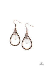 Load image into Gallery viewer, oak-sisters-jewelry-ill-believe-it-zen-i-see-it-copper-earrings-paparazzi-accessories-by-lisa