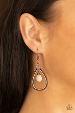 Load image into Gallery viewer, Paparazzi ๐Ill Believe It ZEN I See It - Copper Earrings