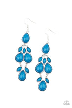 Load image into Gallery viewer, oak-sisters-jewelry-superstar-social-blue-earrings-paparazzi-accessories-by-lisa