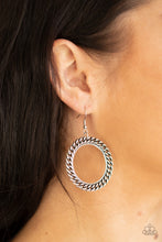 Load image into Gallery viewer, Paparazzi 🔆Above The RIMS - Silver Earrings