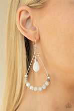 Load image into Gallery viewer, Paparazzi 🔆 Lovely Lucidity - White Earrings