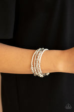 Load image into Gallery viewer, Paparazzi 🔆 Head-Turning Twinkle - White Bracelet