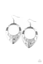 Load image into Gallery viewer, oak-sisters-jewelry-instinctively-industrial-silver-earrings-paparazzi-accessories-by-lisa