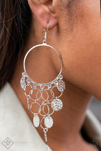 Load image into Gallery viewer, Paparazzi 🔆 All CHIME High - Silver Earrings