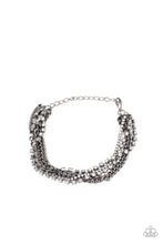 Load image into Gallery viewer, oak-sisters-jewelry-brilliantly-beaming-black-bracelet-paparazzi-accessories-by-lisa