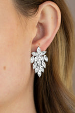 Load image into Gallery viewer, Paparazzi 🔆 They See Me Glowin - White Post Earrings