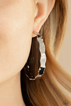 Load image into Gallery viewer, Paparazzi ๐ Exhilarated Edge - Silver Earrings