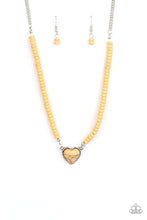 Load image into Gallery viewer, oak-sisters-jewelry-country-sweetheart-yellow-necklace-paparazzi-accessories-by-lisa