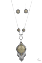 Load image into Gallery viewer, oak-sisters-jewelry-majestic-mountaineer-green-necklace-paparazzi-accessories-by-lisa