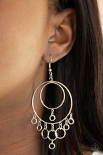 Load image into Gallery viewer, Paparazzi 🔆 Roundabout Radiance - Silver Earrings