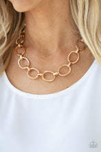 Load image into Gallery viewer, Paparazzi 🔆 HAUTE-ly Contested - Gold Necklace